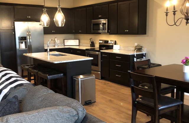 Modern clean 2BR/2BA condo with patio & grill, in the heart of Okoboji, IA.