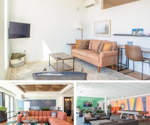 Modern East Side 1BR Apt with Balcony, Pool, and Gym