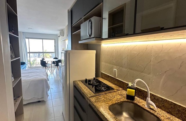 Modern FLAT with incredible view of Morro do Careca