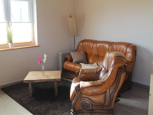 Modern Holiday Home in Brusow with Roofed Terrace