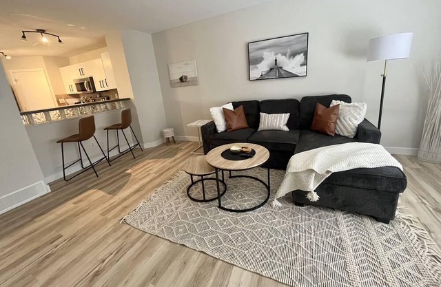 Modern spacious suite, south end, pet friendly!