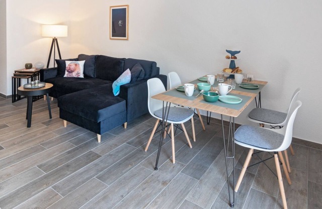 Moderne Erdgeschoßwohnung Küstenkäthe mit Sauna