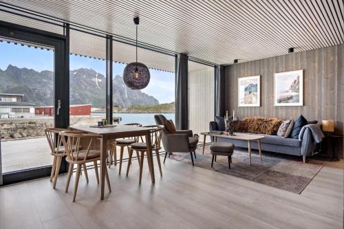 Moderne leilighet ved sjøen med opptil åtte sengeplasser