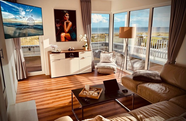 Moin Mehrblick – Penthouse near the Beach with Terrace and Wi-Fi