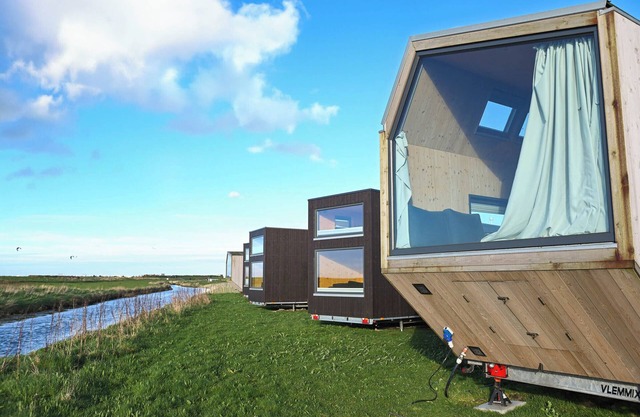 Nachhaltiges Übernachtungserlebnis im Green Tiny House Pioneer mit Panoramablick