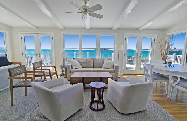 NEW LISTING! Indian Neck Waterfront 4BD-Amazing Water Views, Direct Beach Access, Central A/C