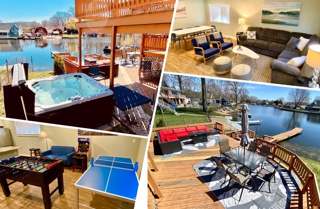 Newly remodeled LAKE HOUSE with HOT TUB, Game Room, Large DECK on PAW PAW LAKE