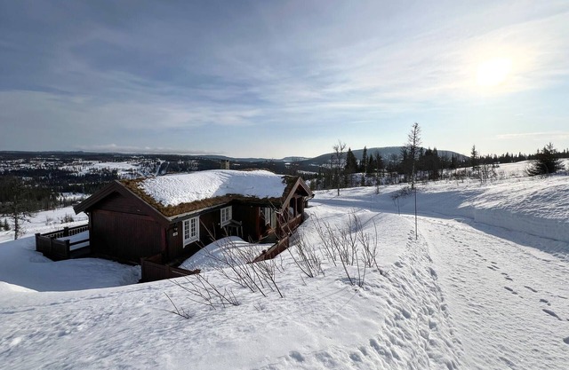 Nice home in Nord-Torpa with sauna