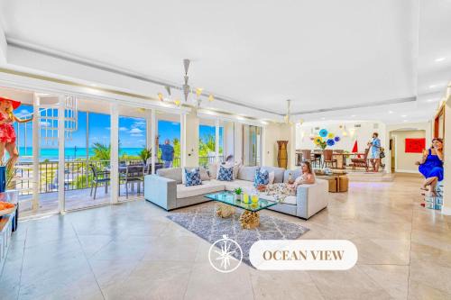Ocean View Duplex Penthouse Retreat amenities: tennis court heated Pool Vista Key One