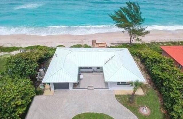 Oceanfront Modern Home w/Private Beach