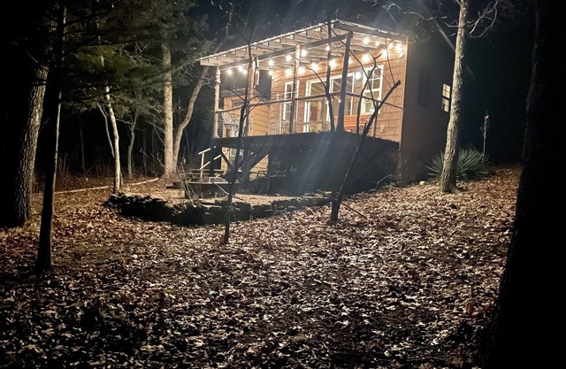 Off Grid tiny cabin on riverfront property