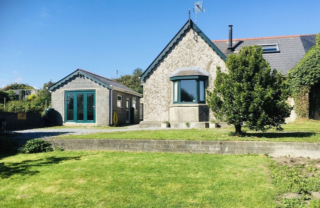 On the coast path to Pembs Premier surf Beach and Pembroke castle