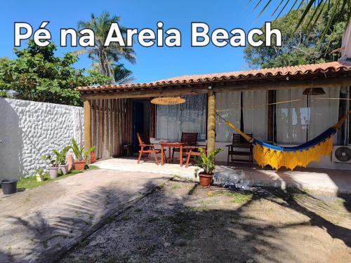 Pé na areia