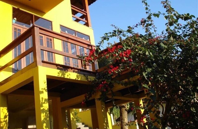 panoramic view of the sea 150 meters from the beach Perequê