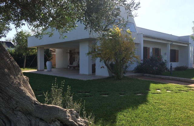 Panoramic villa on coastal stretch north of Polignano a Mare.