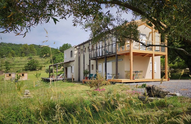 Peaceful garden level in the heart of southern Ardèche