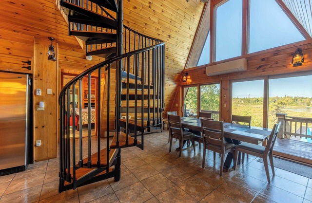 Peaceful Lake Front A-Frame In Ely