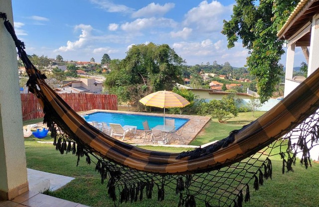 Piscina Climatizada - Chácara em Condominio