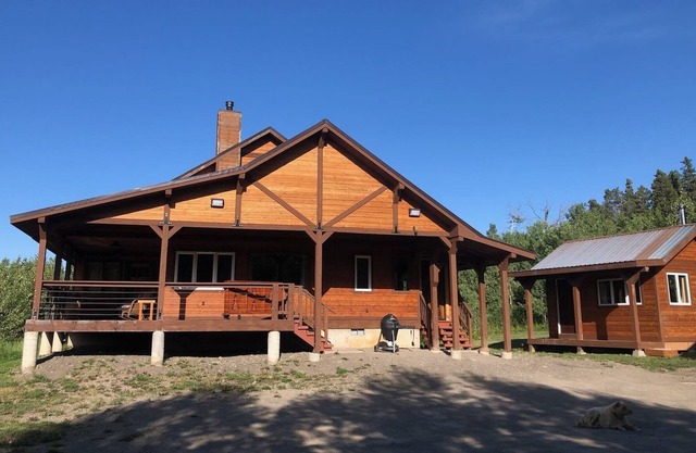 Pond property with great views 12 miles from Two Medicine entrance of GNP
