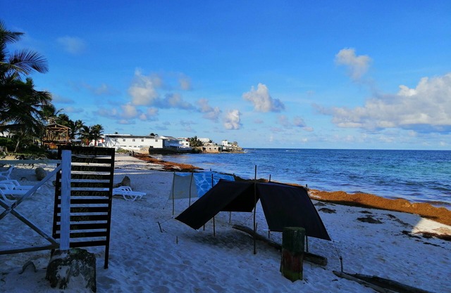 Posada Nativa en la Playa, con Vista al mar