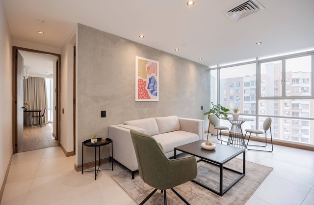 Premium 1BR Apt with Jacuzzi & A/C in El Poblado