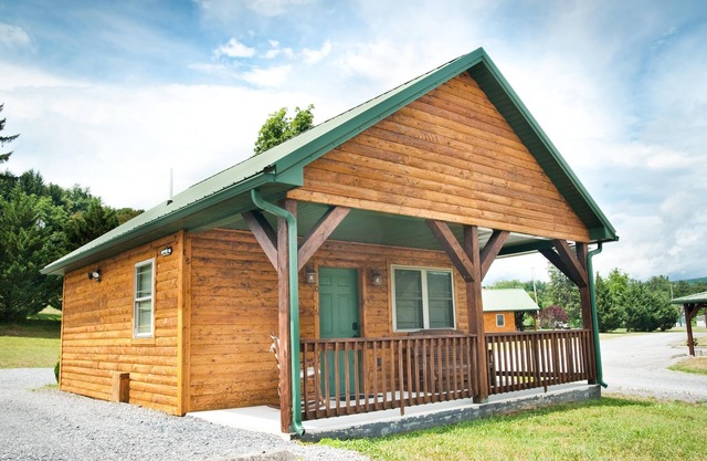 Private cabin with two full beds. ADA accessible.