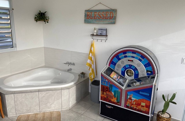 Private Jacuzzi! Start or finish your day refreshed in your own private Jacuzzi!