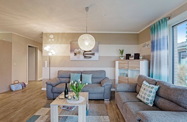 "Pure relaxation in the Relax Bungalow Muschelstrand on Fehmarn!"