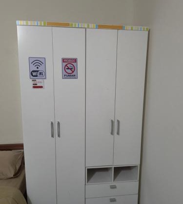 Quarto individual privado mobiliado