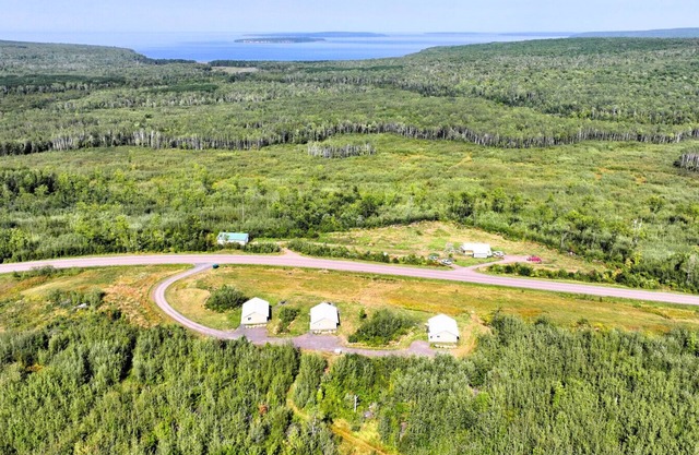 Raspberry Island Lighthouse Overlook Cabins in Bayfield