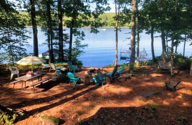 Recently Rebuilt Year Round Waterfront home on Sebago Cove, With Private Dock.