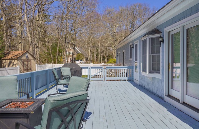 Relaxing, pet-friendly Cape Cod stay near golf & beaches w/firepit & fenced yard