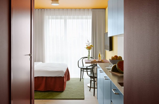 Retro, whimsical studio for 2 in Amager