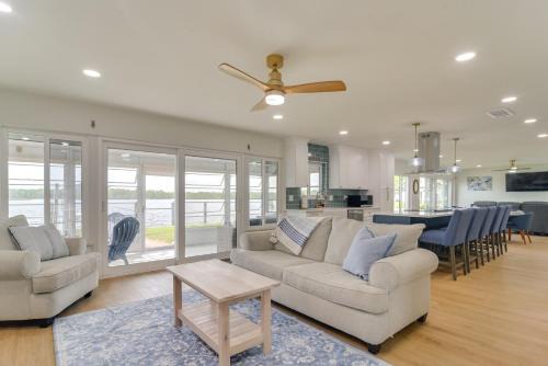 Riverfront Ruskin Home with Boat Dock, 1 Mi to Beach