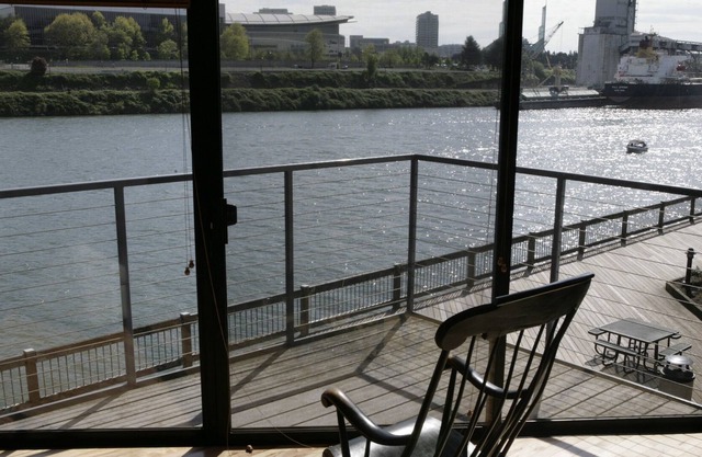 Riverfront:Two Floors w/ Stunning River Views & 200 sf Private Patio