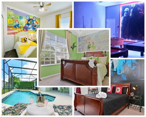 RL236BD Universal Kingdom 8 guests pool home