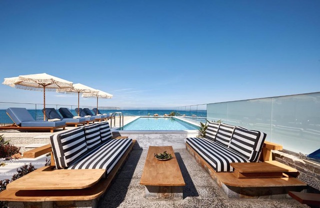 Rodo Seafront Villa with Heated private pool and jacuzzis by Volta Suites and Villas