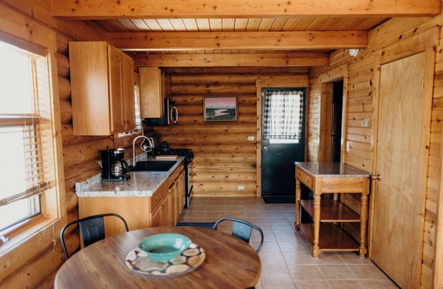 Rustic and Warm Alaskan Log Cabin!