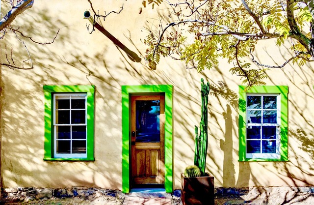 Rustic Modern Adobe in Downtown Barrio - King Bed