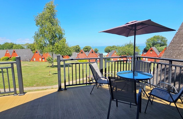 Scandi style timber chalet