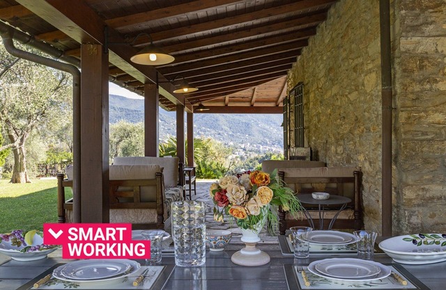 Scenic Liguria Villa | 6 Bedrooms | Villa San Massimo | Astounding Mountain.