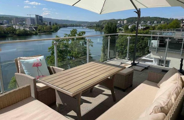 Schönster Blick über Koblenz - aus toller Wohnung