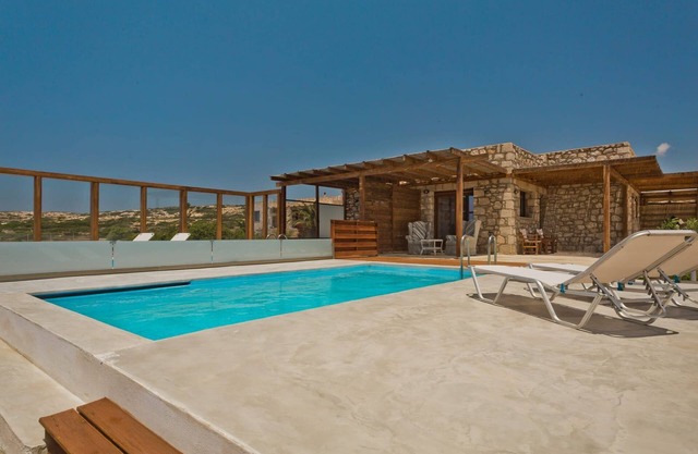 Sea Front Karpathos Apartment | Apartment Tau | Furnished Terrace | Private.
