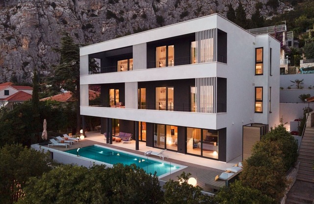 Seaview villa Flora - Heated pool and Spa