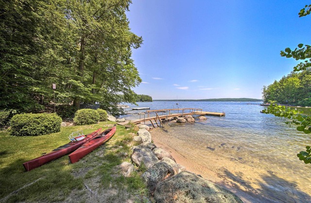 Sebago Lake Gem on Private Cove w/Boat Dock!