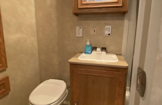 Secluded Camper in the Woods