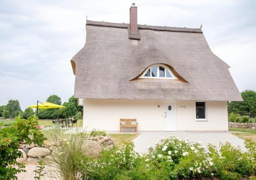 Seegras - Ferienhaus mit Kamin, Sauna und Meerblick