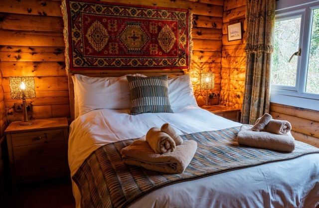 Self-Catering log cabin near Plockton and the Isle of Skye secluded, well equipped and dog friendly.