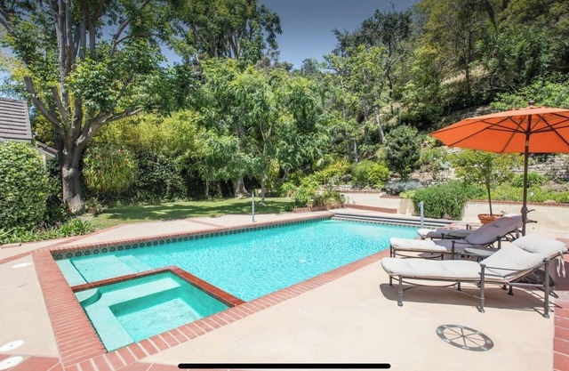 Serene and Private Residence on the Hills of Bel Air with salt water pool