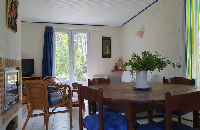 Single-story house for 4, near beach and forest